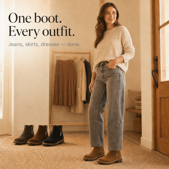 Camila | Cozy And Stylish Fur Lined Ankle Boots