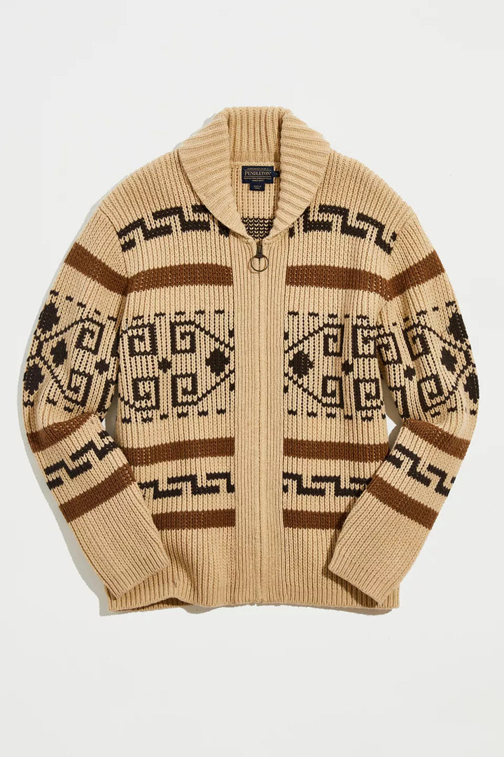 Vintage Jacquard Knitted Men&
