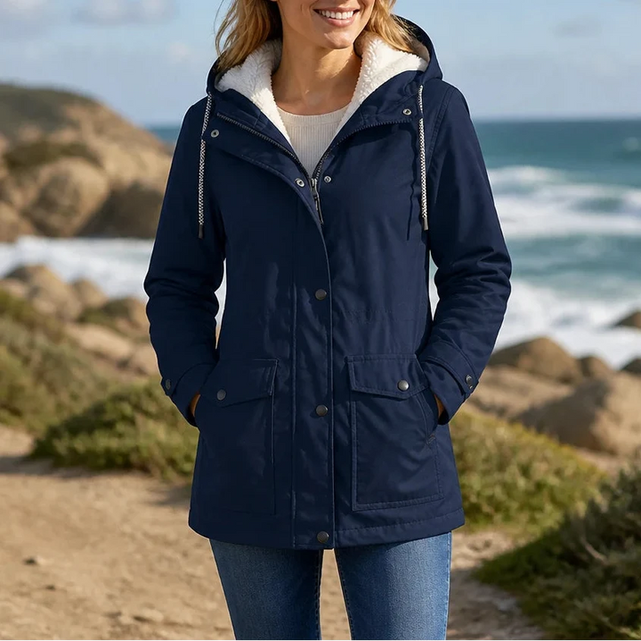 Mandy | Warm and Stylish Fleece Winter Jacket with Hood