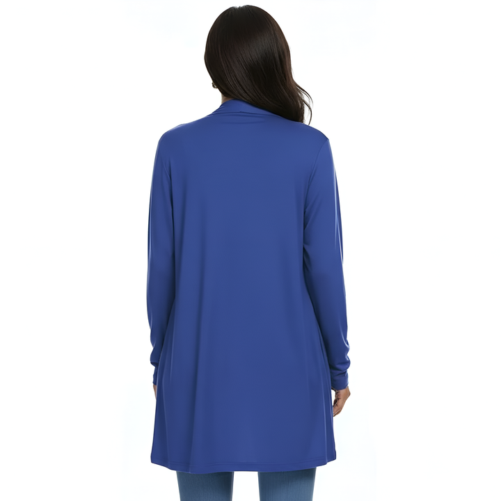 Lightweight, Casual, Open Long Cardigan with Pockets