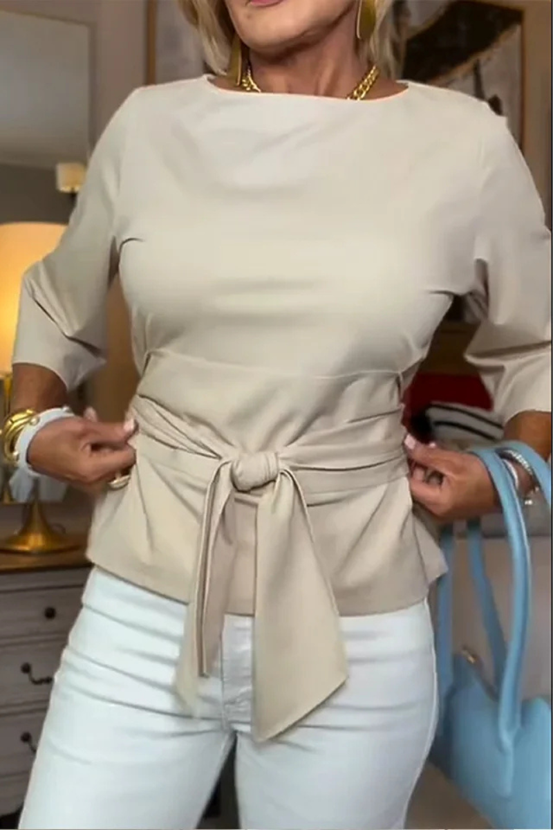 Daria | Stylish Tie-Belt Top
