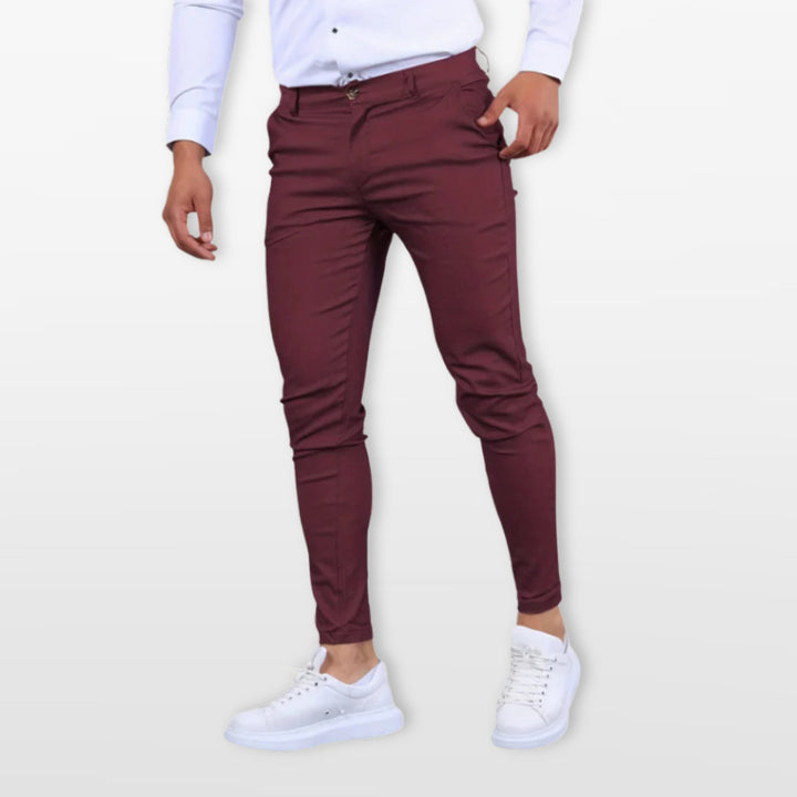 Men Slim Fit Dress Pants