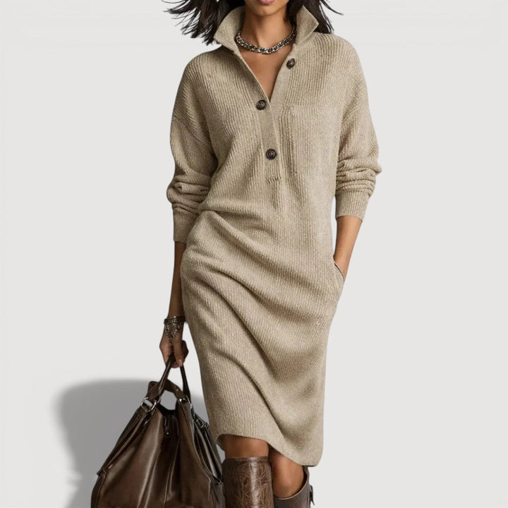 ALESSIA – Cozy Knit Dress