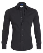Men's Oxford Cotton Shirt – Hidden Zipper Button-Front
