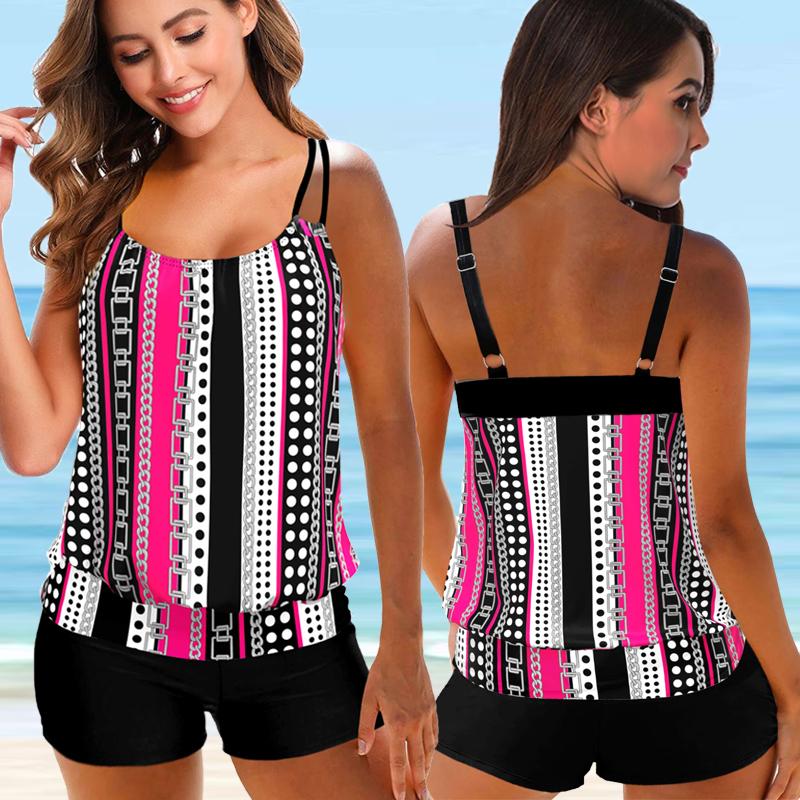 RUBY | PRINTED BATHING SUIT TWO-PIECE SWIMSUITS