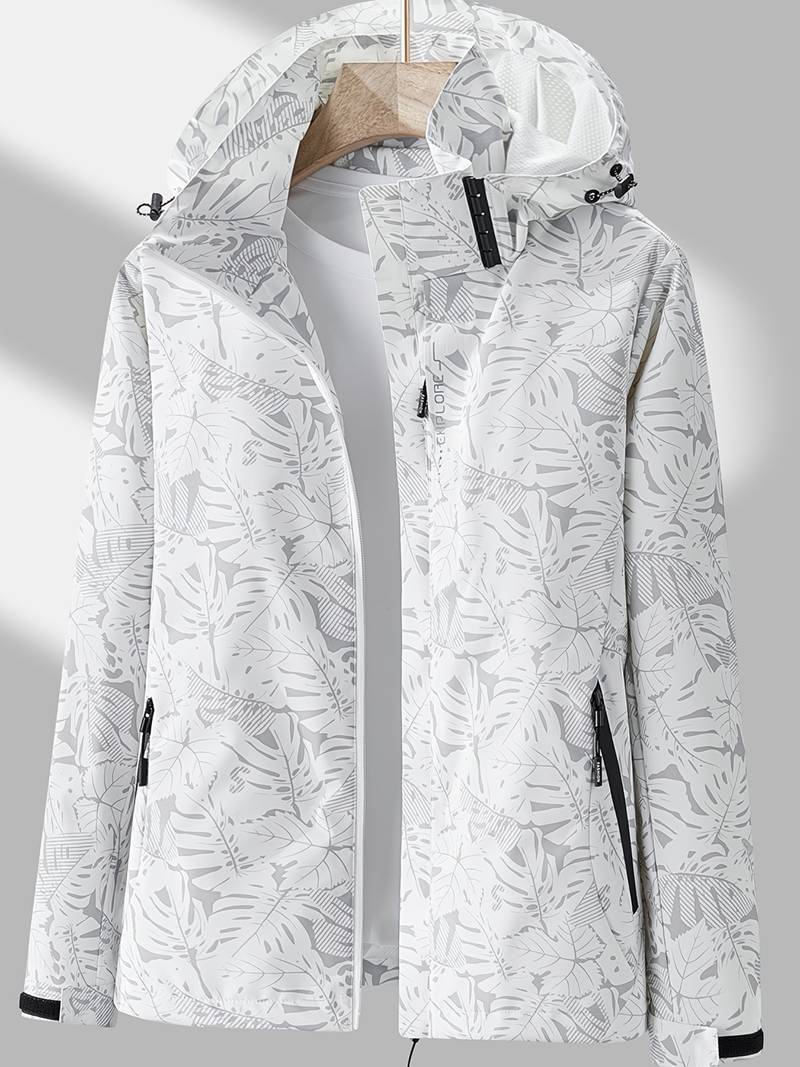 Waterproof and Windproof Hooded Jacket for Women - Olda