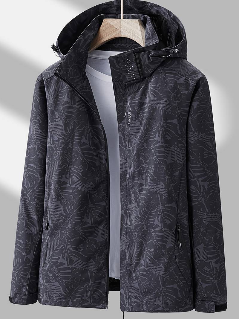 Waterproof and Windproof Hooded Jacket for Women - Olda