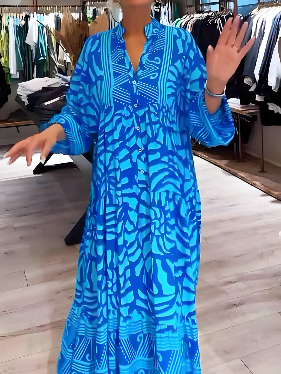 SELVIANNE - Artistic Print Dress