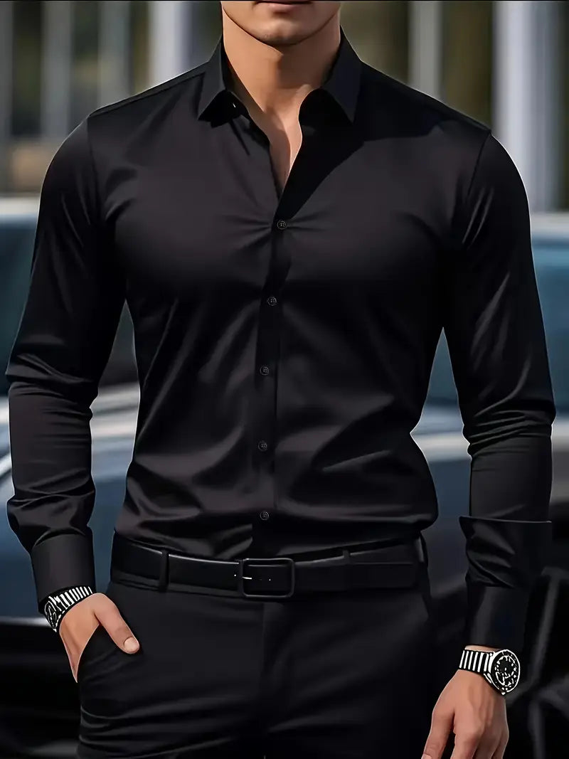 Men’s Dress Shirt | Long Sleeve Button Down