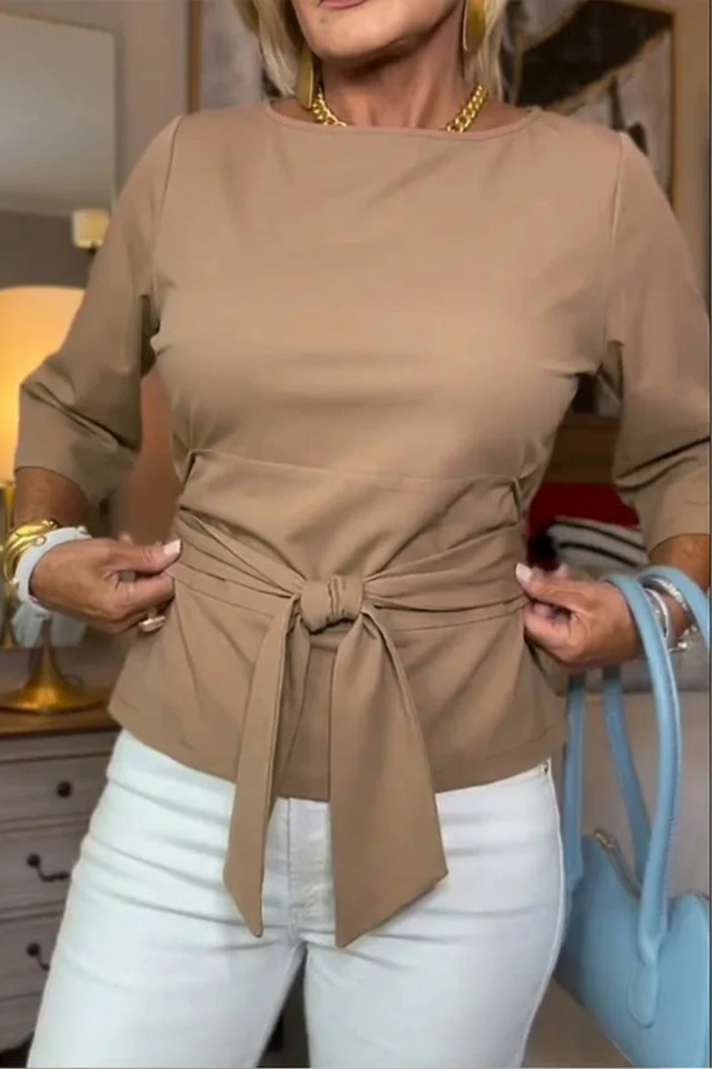Daria | Stylish Tie-Belt Top