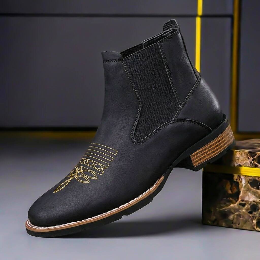 William | Classic And Comfortable Leather Boots with Refined Vintage Appeal