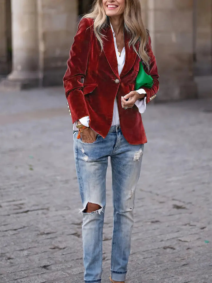 Blazer for Women | Single Button Tailored