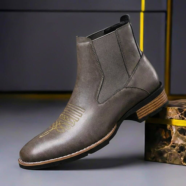 William | Classic And Comfortable Leather Boots with Refined Vintage Appeal