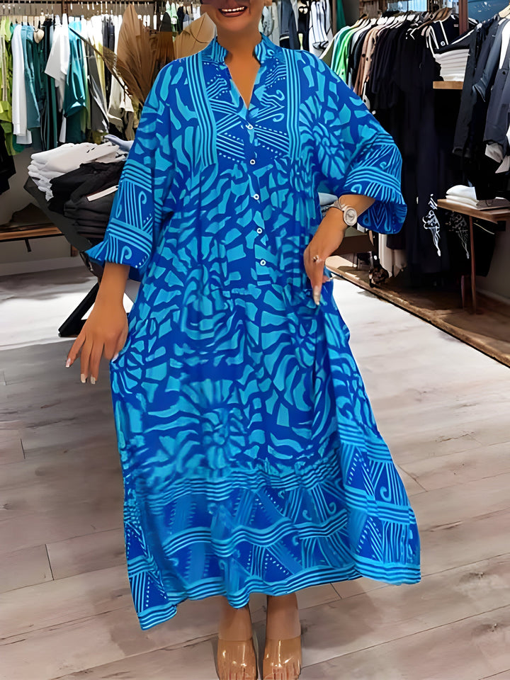 SELVIANNE - Artistic Print Dress
