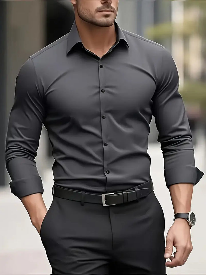 Men’s Dress Shirt | Long Sleeve Button Down