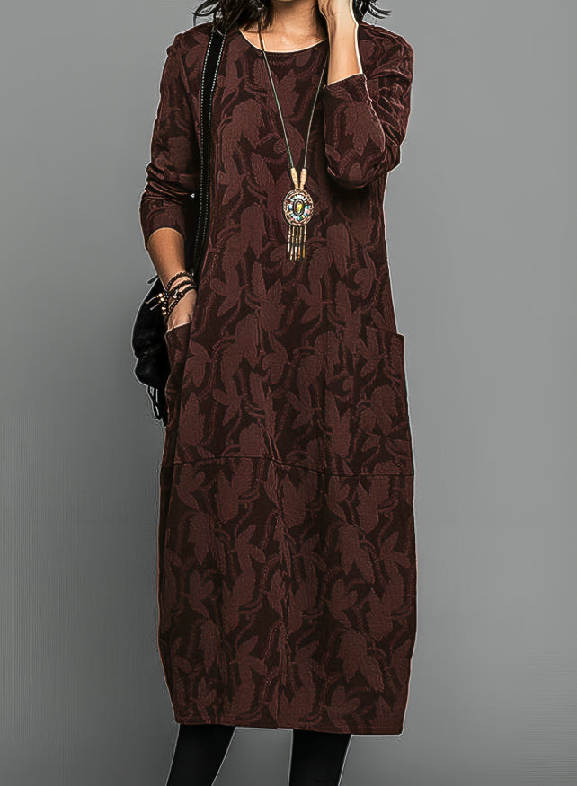 Women Wedding Guest Printed Midi Dress
