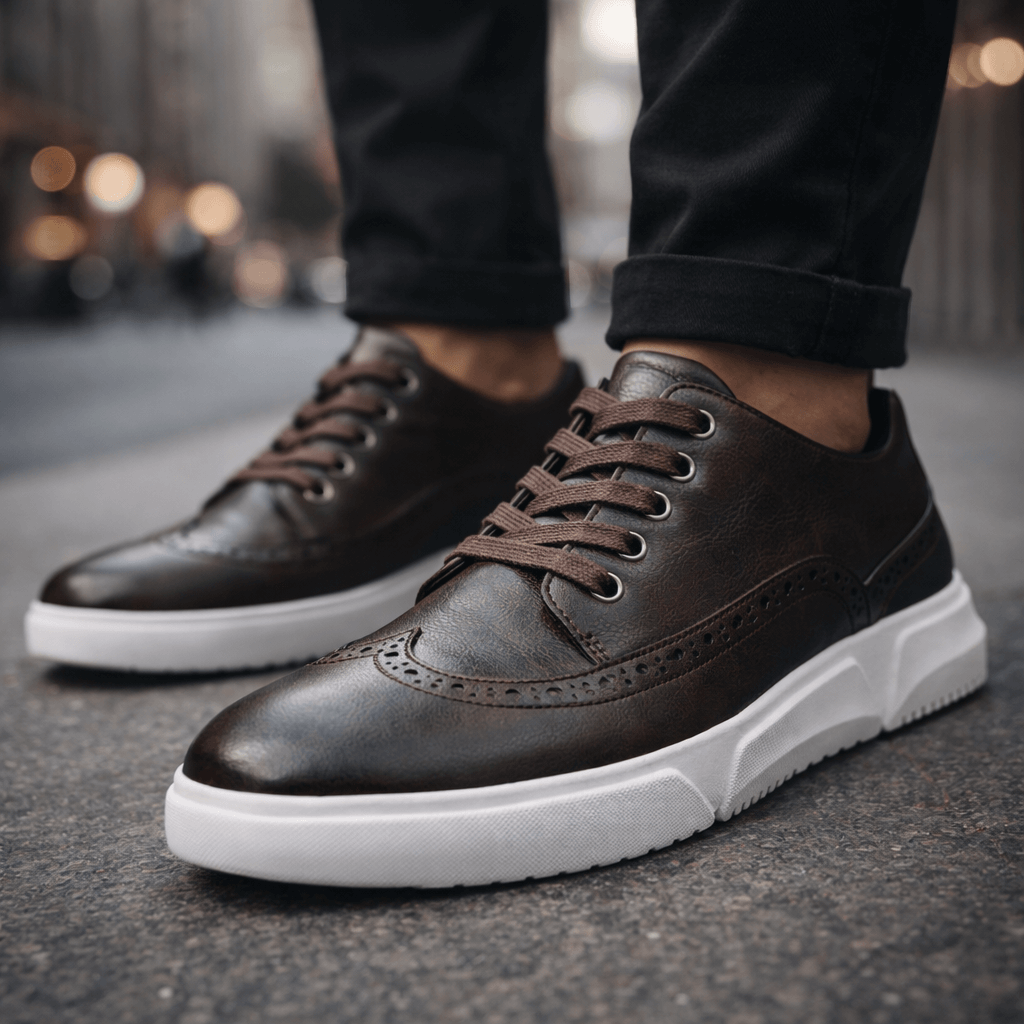 Weston Leather Brogue Sneakers