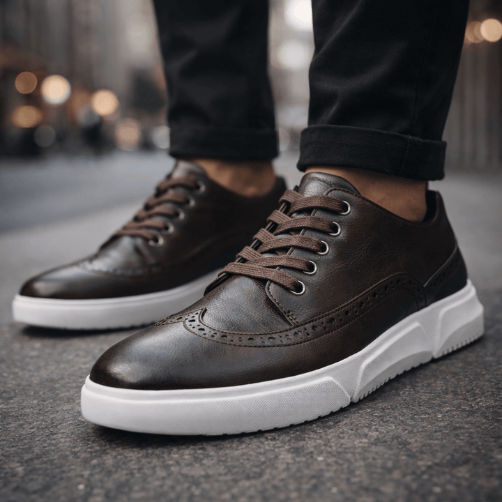 Weston Leather Brogue Sneakers