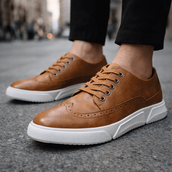 Weston Leather Brogue Sneakers