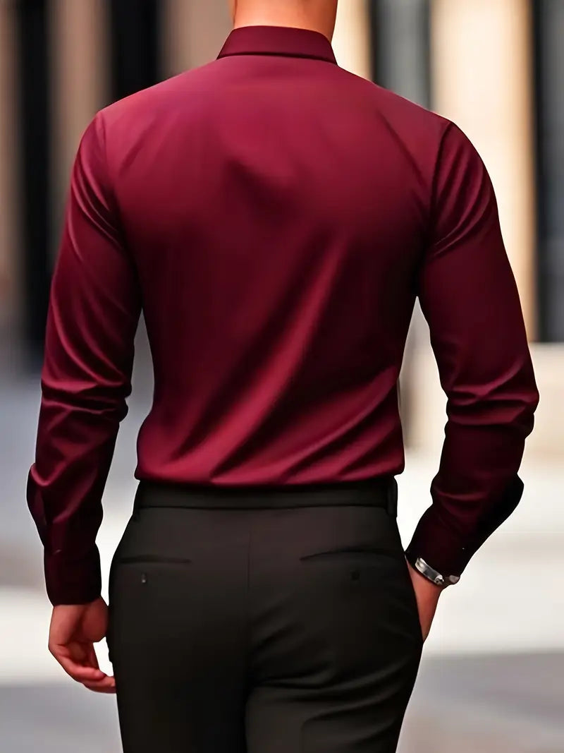 Men’s Dress Shirt | Long Sleeve Button Down