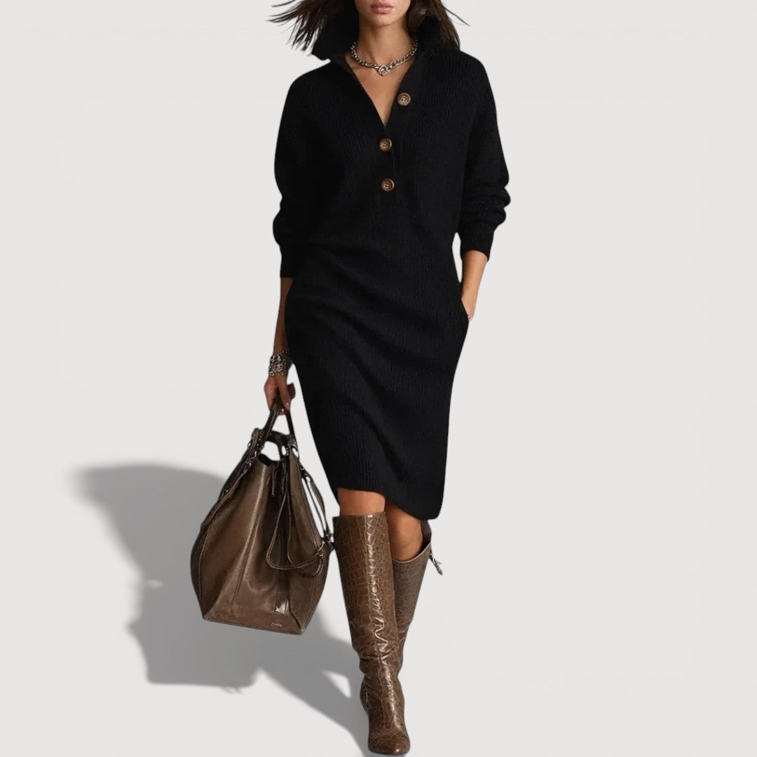 ALESSIA – Cozy Knit Dress