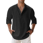 Linen Long Sleeve Shirt for Men