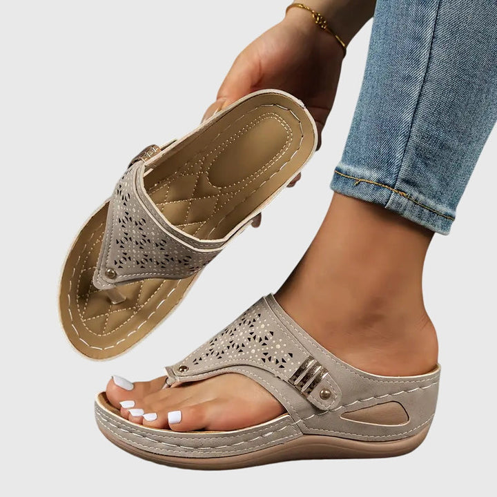Kaylie - Orthopedic Sandals – Comfortable Support and Wedge Stability