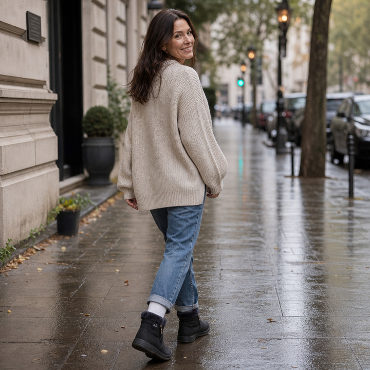 Poppy | Warm And Water-Repellent Fur Lined Ankle Boots