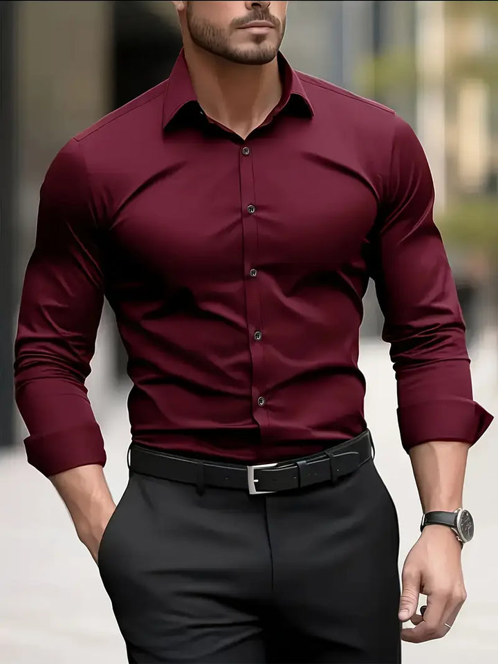 Men’s Dress Shirt | Long Sleeve Button Down