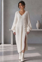 Renske | Sweater-Dress with Balloon Sleeves