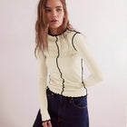 Millie | Longsleeve Shirt with Contrast Details