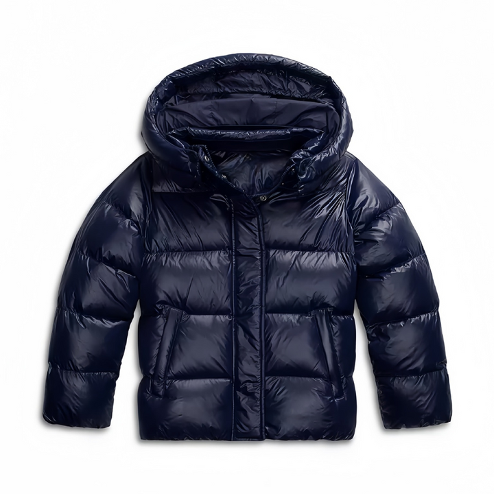 Alina | Modern and lightly tailored puffer jacket with hood