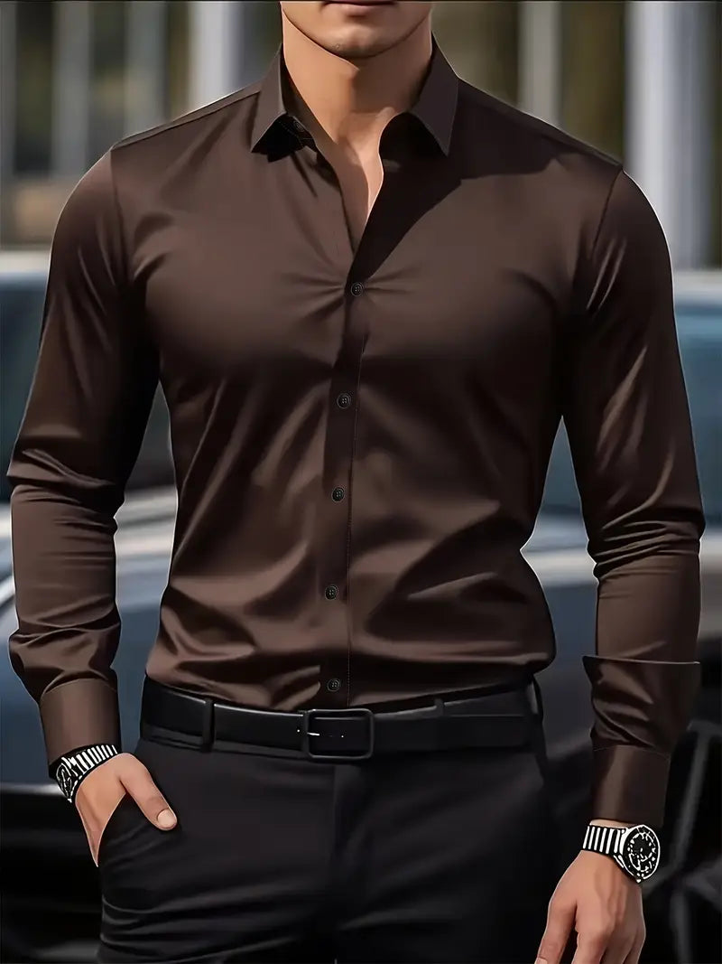 Men’s Dress Shirt | Long Sleeve Button Down