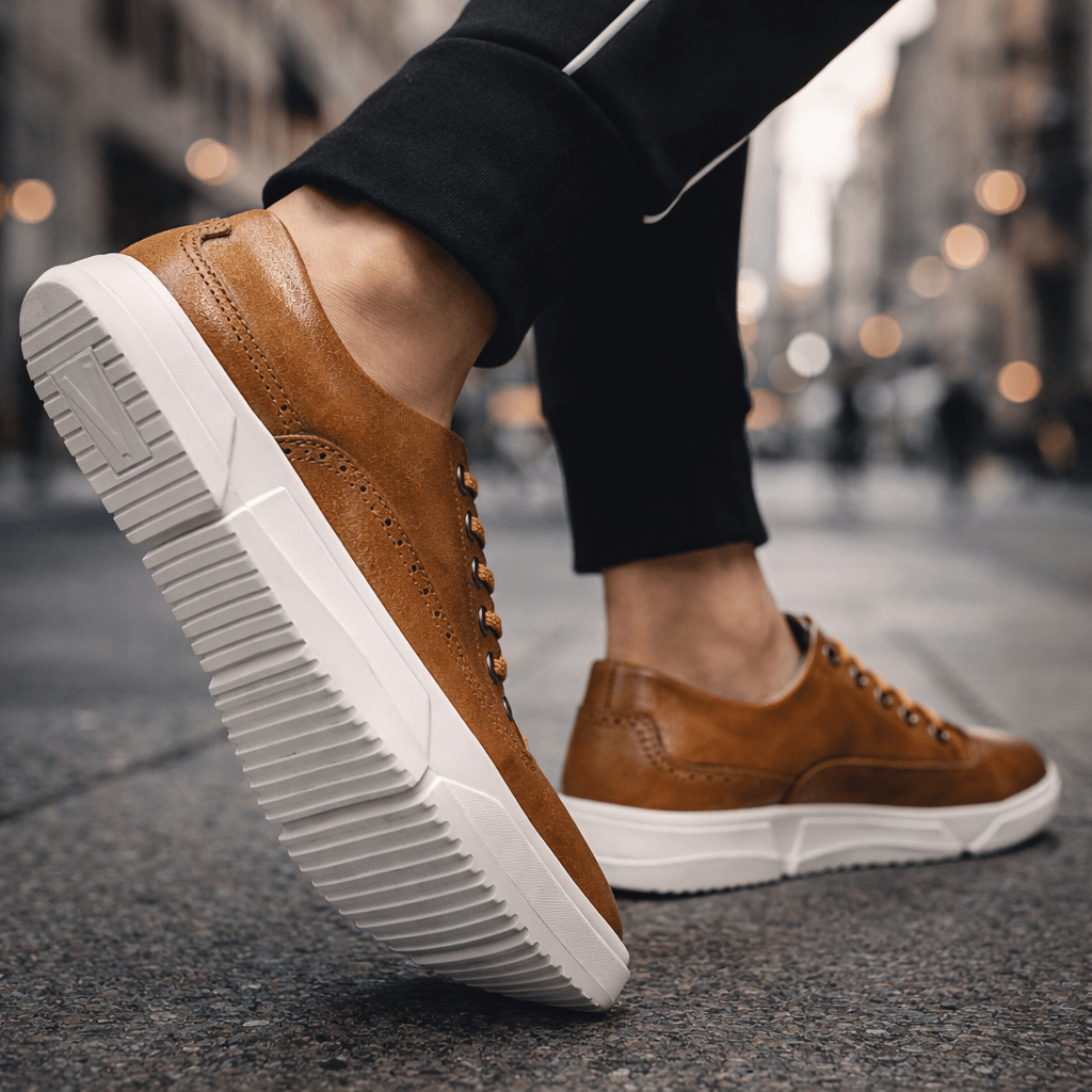 Weston Leather Brogue Sneakers