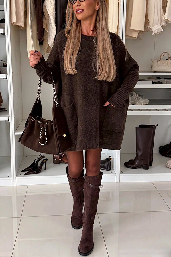 Saskia | Oversized Sweater-Dress