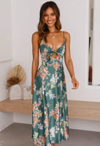 Women Wedding Guest Floral Maxi Dress