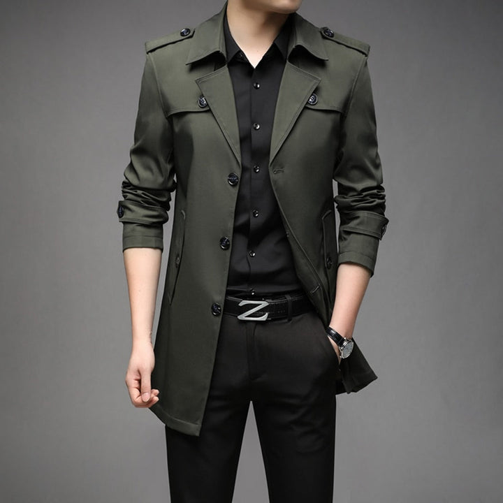 Richard | Men’s Single Breasted Lightweight Trench Coat