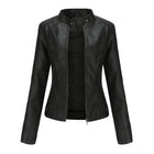 Women's Jacket | Stand Collar Zipper Pockets