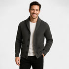 Men's High-Neck Button Wool Knit Vest | Owen