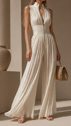 Vanya - Elegant Pleated Jumpsuit