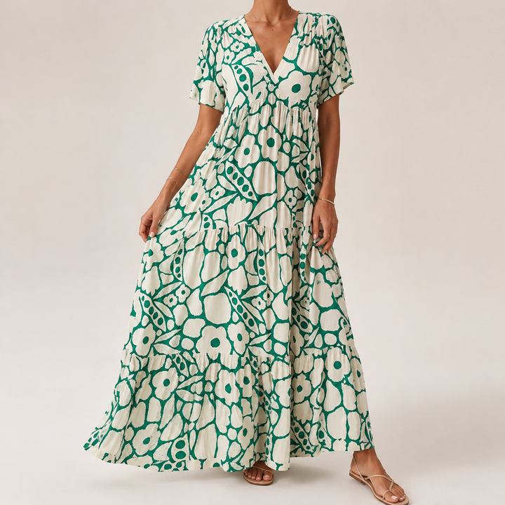 BOHEMIAN PRESSED DRESS FOR WOMEN