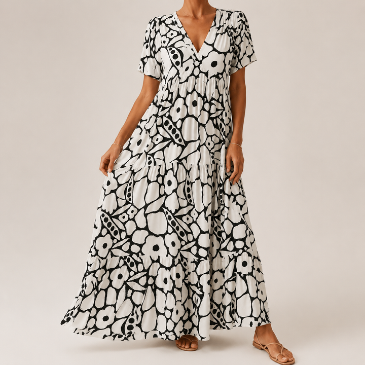 BOHEMIAN PRESSED DRESS FOR WOMEN