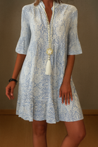 Midi Dress Feel Free in Flowing Summer Style