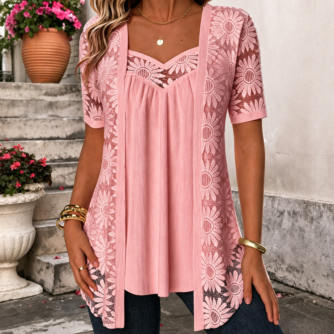 FLOWER BLOUSE FOR WOMEN