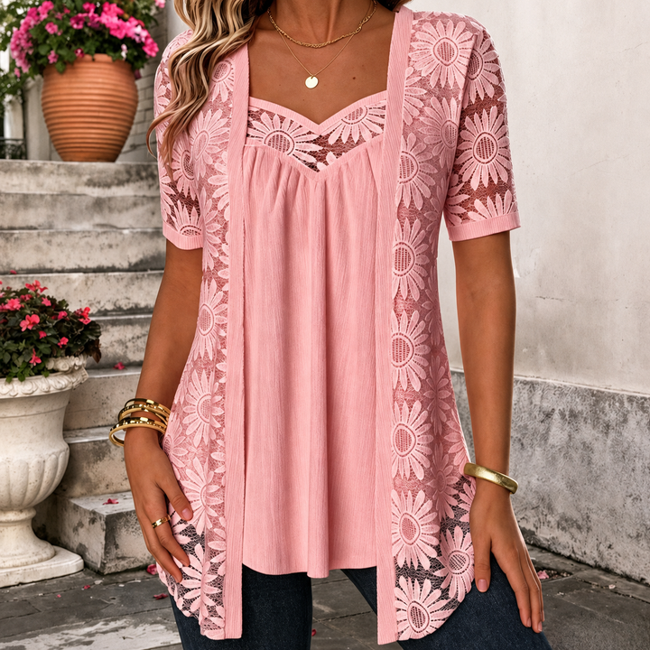 FLOWER BLOUSE FOR WOMEN