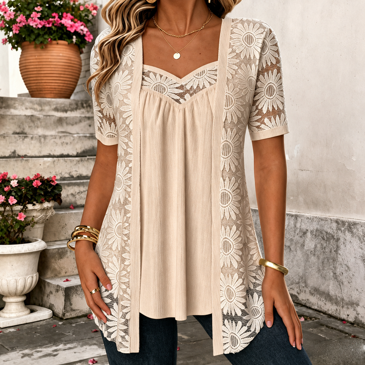 FLOWER BLOUSE FOR WOMEN