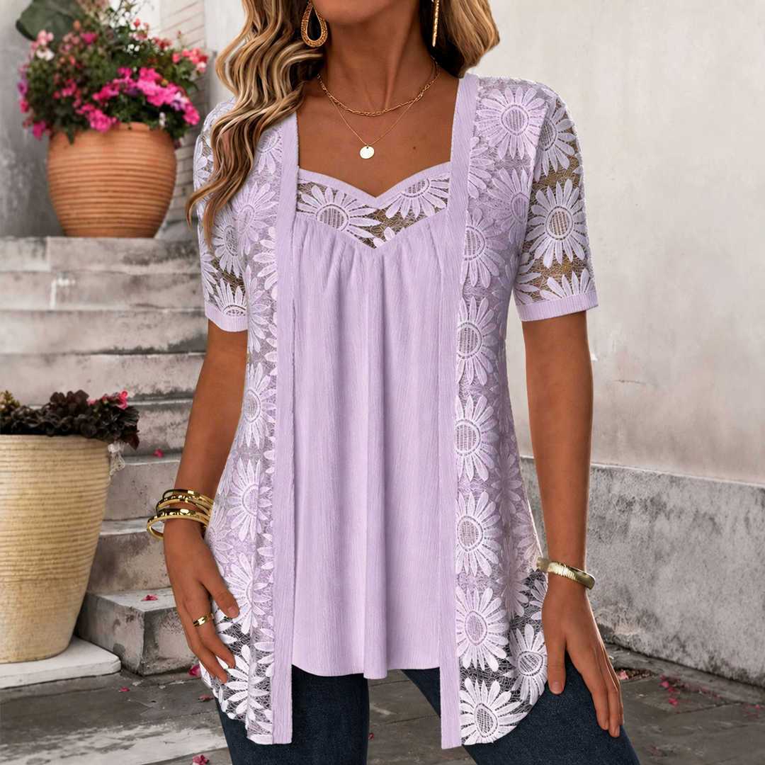 FLOWER BLOUSE FOR WOMEN