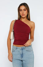 Imaya | Twisted One-Shoulder Top