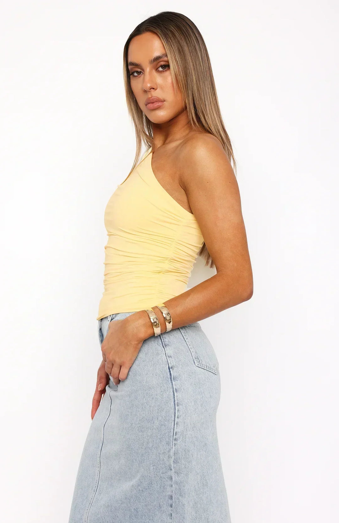 Imaya | Twisted One-Shoulder Top