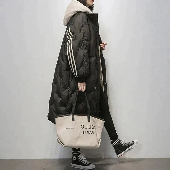 Ladies Long Padded Coat Chic